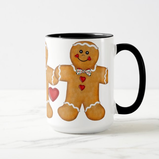 Tasse Fun de pain d'épices - Homme (Droite)