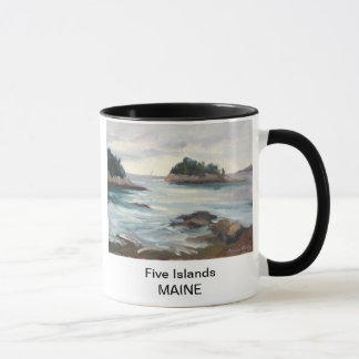 Tasse fünf Insel-, Maine