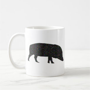 Tasse funkelnd Schweine