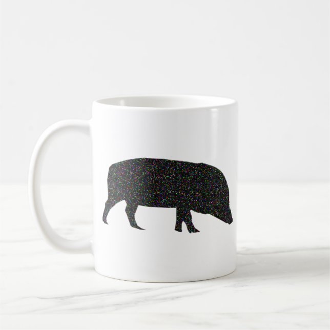 Tasse funkelnd Schweine (Links)