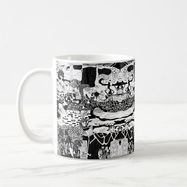 Tasse Funky Dancing Man Alternative Muster (Links)