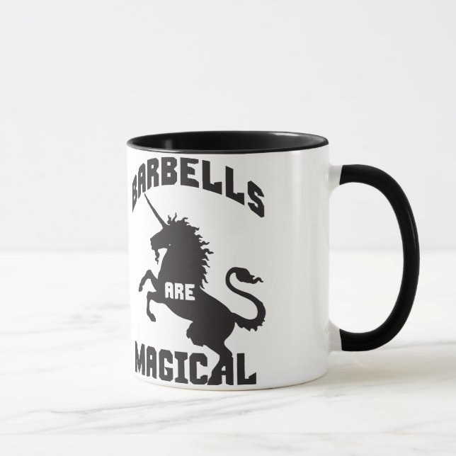 Tasse Funny Barbell Lifting Gym Humour (Droite)