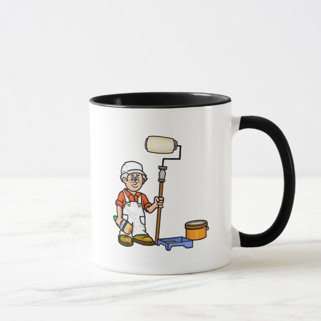 Tasse für ältere Berufliche Maler (Rechts)