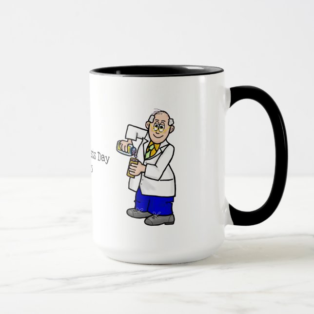 Tasse für ältere männliche Apotheker (Rechts)