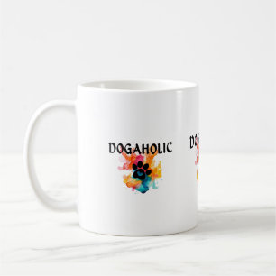 Tasse für Aquarellpaw - farbenfrohe Hundeschenkrei