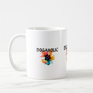 Tasse für Aquarellpaw - farbenfrohe Hundeschenkrei