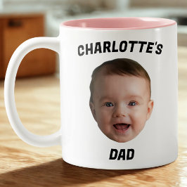 Tasse für Babyschauspieler, angepasste neue Papa-T