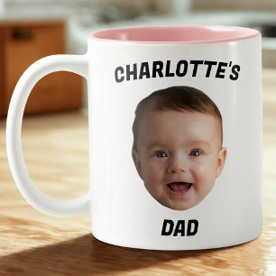 Tasse für Babyschauspieler, angepasste neue Papa-T