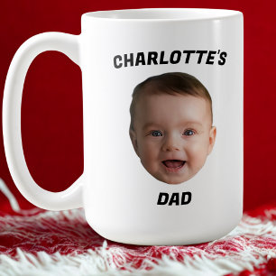 Tasse für Babyschauspieler, angepasste neue Papa-T