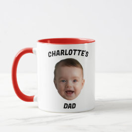 Tasse für Babyschauspieler, angepasste neue Papa-T