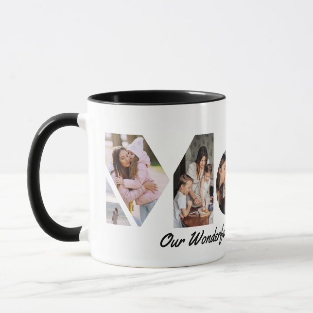 Tasse für benutzerdefinierte Foto-Mama (Links)