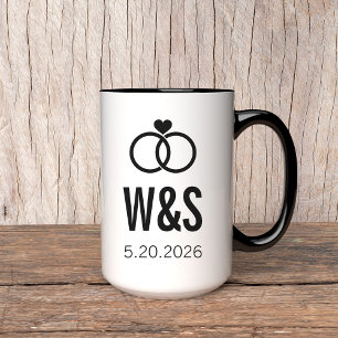 Tasse für benutzerdefinierte Verlobungen Geschen