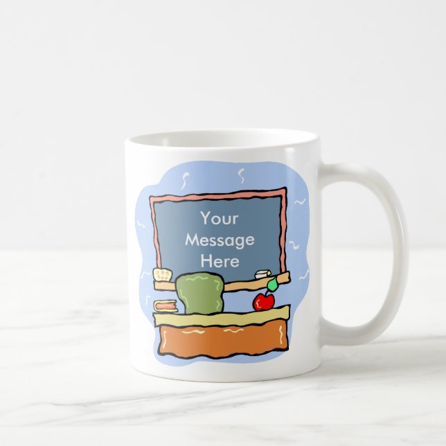 Tasse für benutzerdefinierten Nachrichtenlehrer (Rechts)