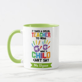 Tasse für besondere Bildungen Personalisiert