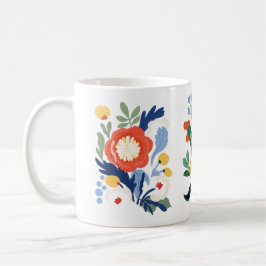 Tasse für Blumendesign
