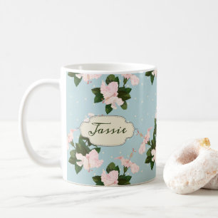 Tasse für Blumenmuster