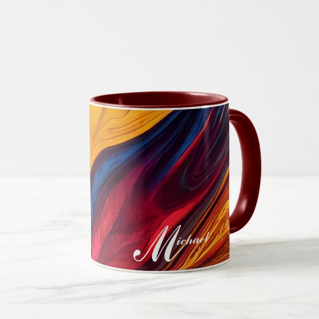 Tasse für Combo-Marmor (VorderseiteRechts)