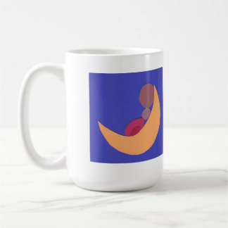 Tasse für das Baby-Moon-Logo
