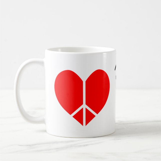 Tasse für das friedliche Herz (Links)