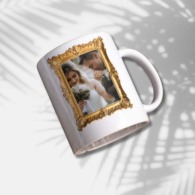 Tasse für das Hochzeitsgebet - Gewohntes Foto (Couples Wedding Gift - Custom Photo and Name)