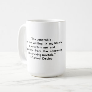 Tasse für das Preisangebot in der Bibliothek