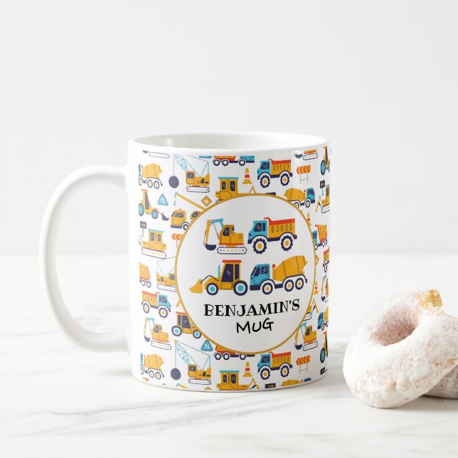 Tasse für den Bau von Dump Trucks für Kinder (Mit Donut)