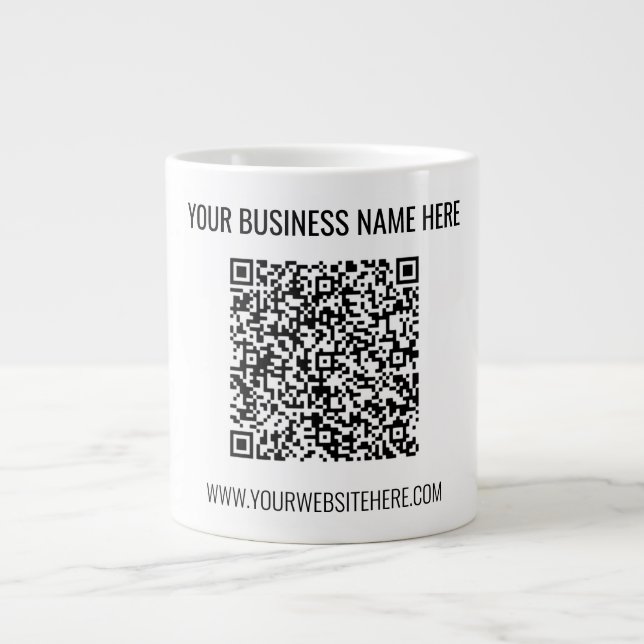 Tasse für den benutzerdefinierten QR-Code (Vorderseite)