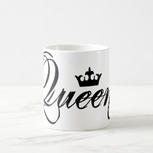Tasse für den Kaffee in Schwarz und Weiß