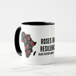 Tasse für den Monat Schwarze Geschichte für ein in