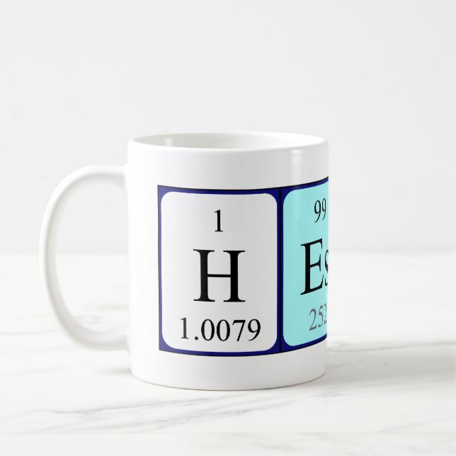 Tasse für den periodischen Tabellennamen (Links)