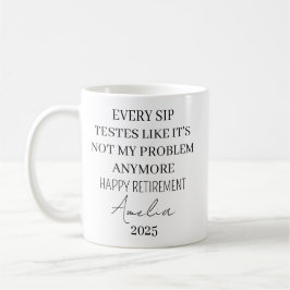 Tasse für den Ruhestand, Kaffee-Tasse für den indi