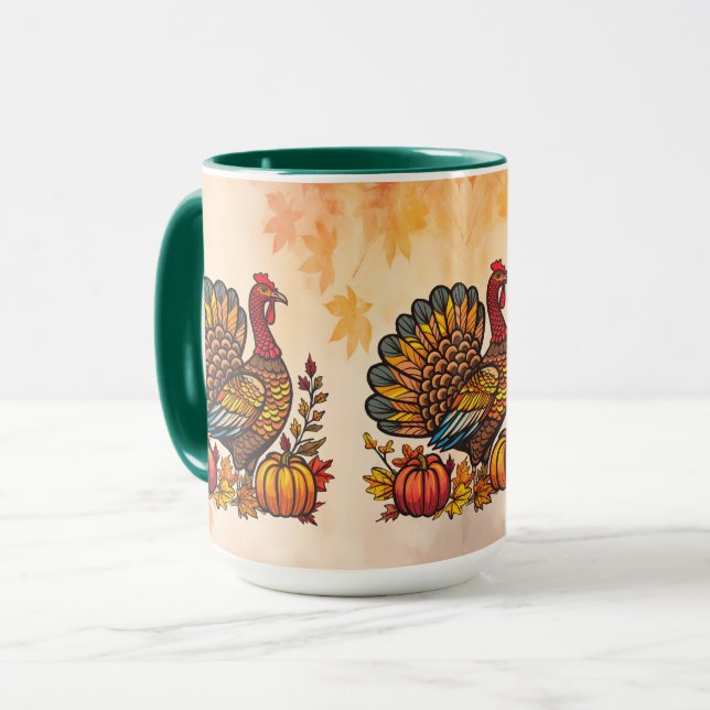 Tasse für den traditionellen Erntedank (Vorderseite Links)