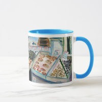 Tasse für den Verkauf von Meeresfrüchten (Pike Pla