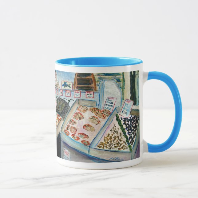 Tasse für den Verkauf von Meeresfrüchten (Pike Pla (Rechts)