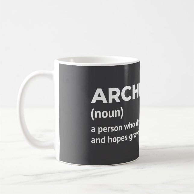 Tasse für die Architekturdefinition (Links)