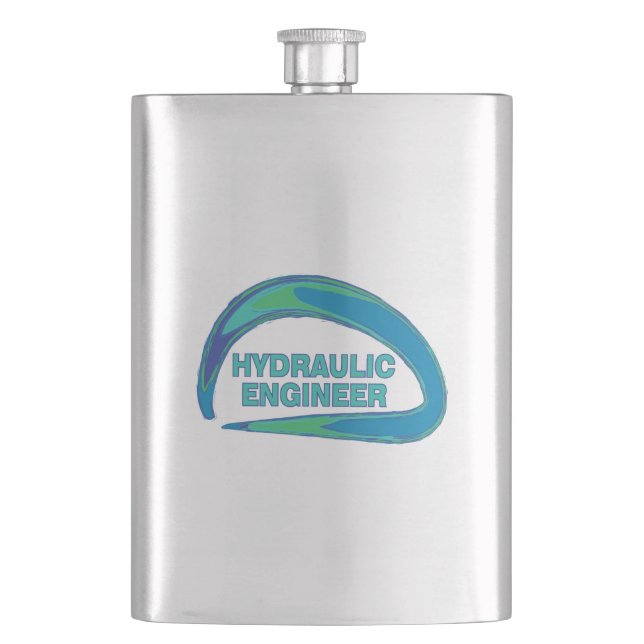 Tasse für die Blauwellenhydraulik Flachmann (Vorderseite)