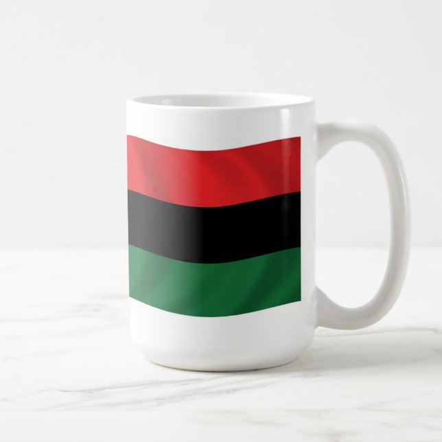 Tasse für die Flagge Afrikas (UNIA) (Rechts)