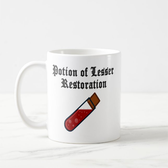 Tasse für die kleinere Wiederherstellung (Links)