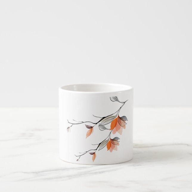 Tasse für die Konstruktion der Blume von Wasserfar (Vorderseite)