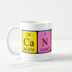Tasse für die periodische Tabelle