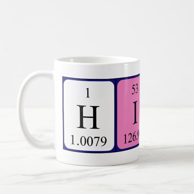 Tasse für die periodische Tabelle Hinata (Links)