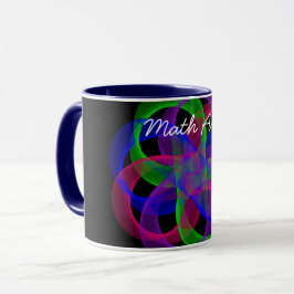 Tasse für Doppelschleife Geometric Math Art