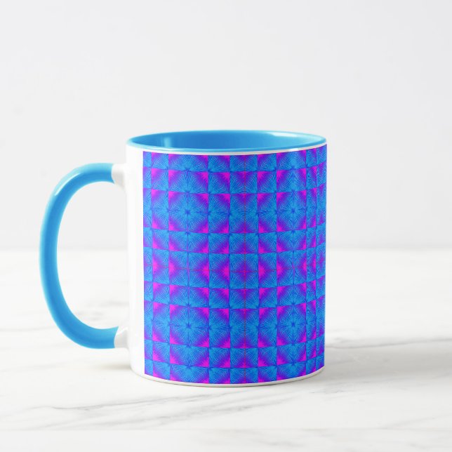 Tasse für farbenfrohe 3D Digital Art (Links)