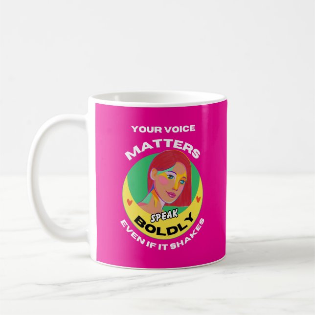 Tasse für Frauenkaffee für jede Stimme (Links)