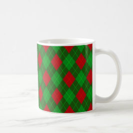 Tasse für gemusterten Weihnachtskaffee