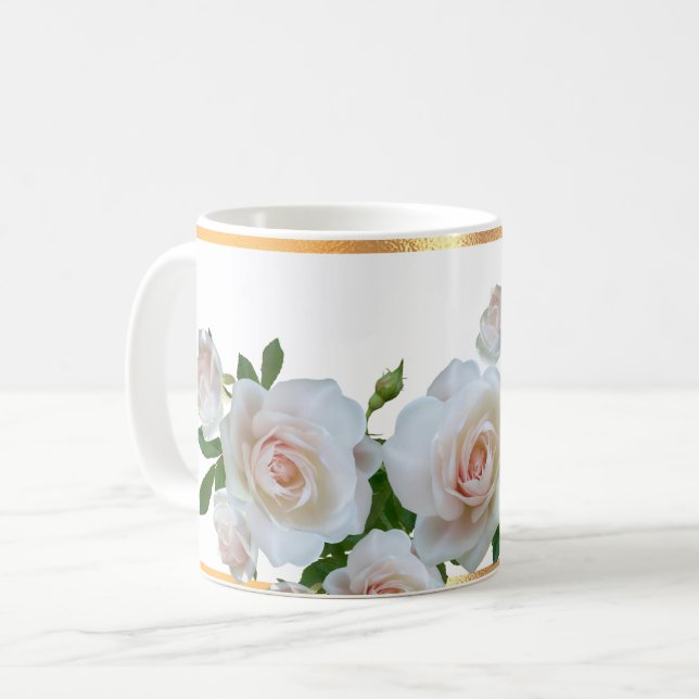 Tasse für Goldflorenkaffee (Vorderseite Links)