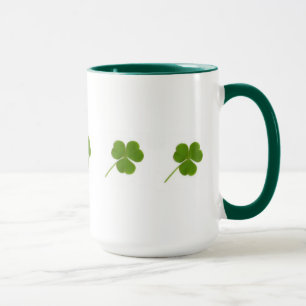 Tasse für grünes Kleeblatt