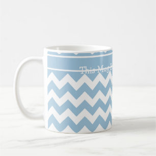 Tasse für Kaffee, Blau und Weiß