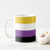 Tasse für Kaffee ohne Binärfarben