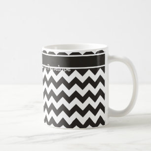 Tasse für Kaffee, Schwarz und Weiß